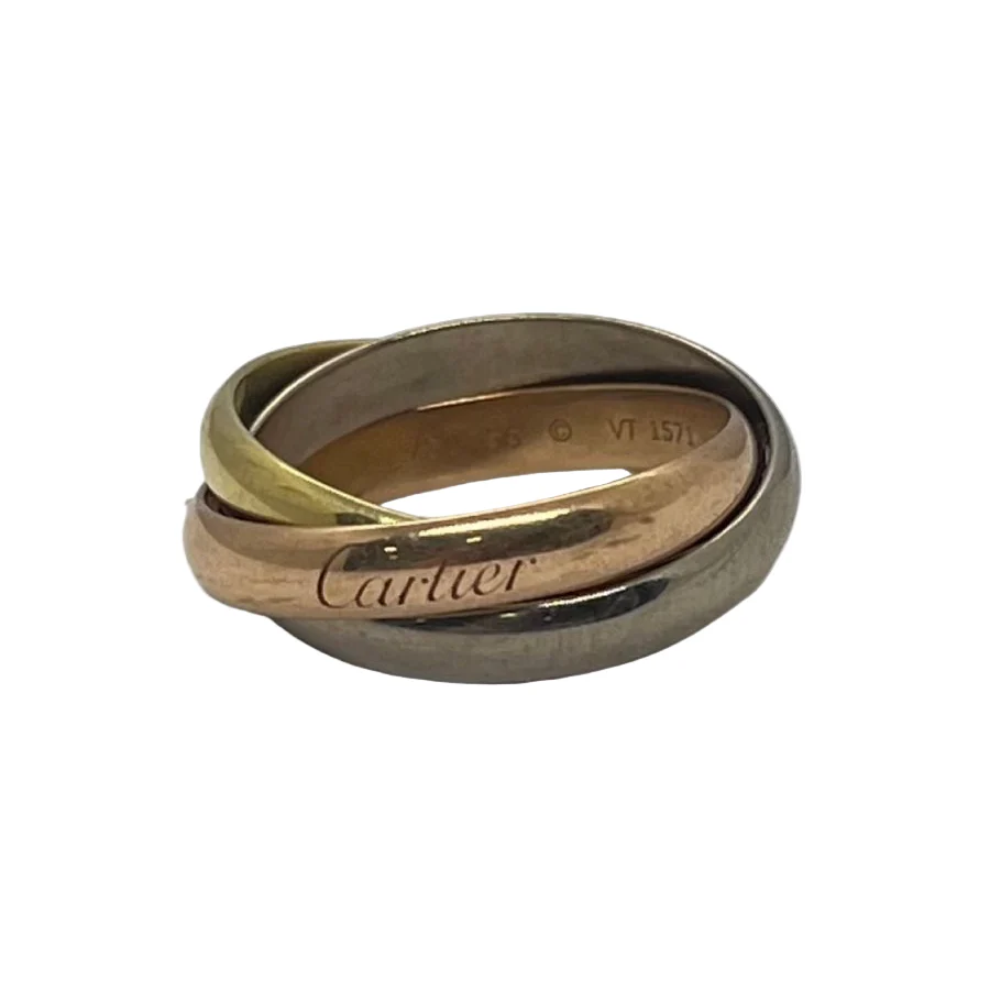 Bague Alliance CARTIER "Trinity" en or jaune, or blanc et or rose