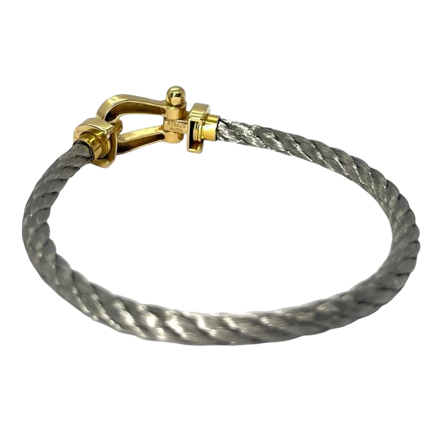Bracelet Souple FRED "Force 10" en or jaune - Image 3