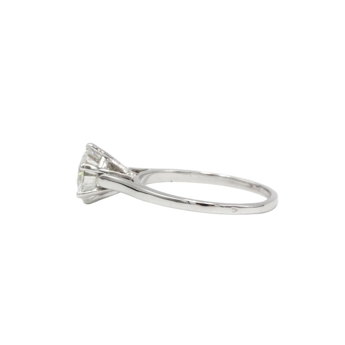 Solitaire - Or blanc et Diamant 1,59 cts - Image 2