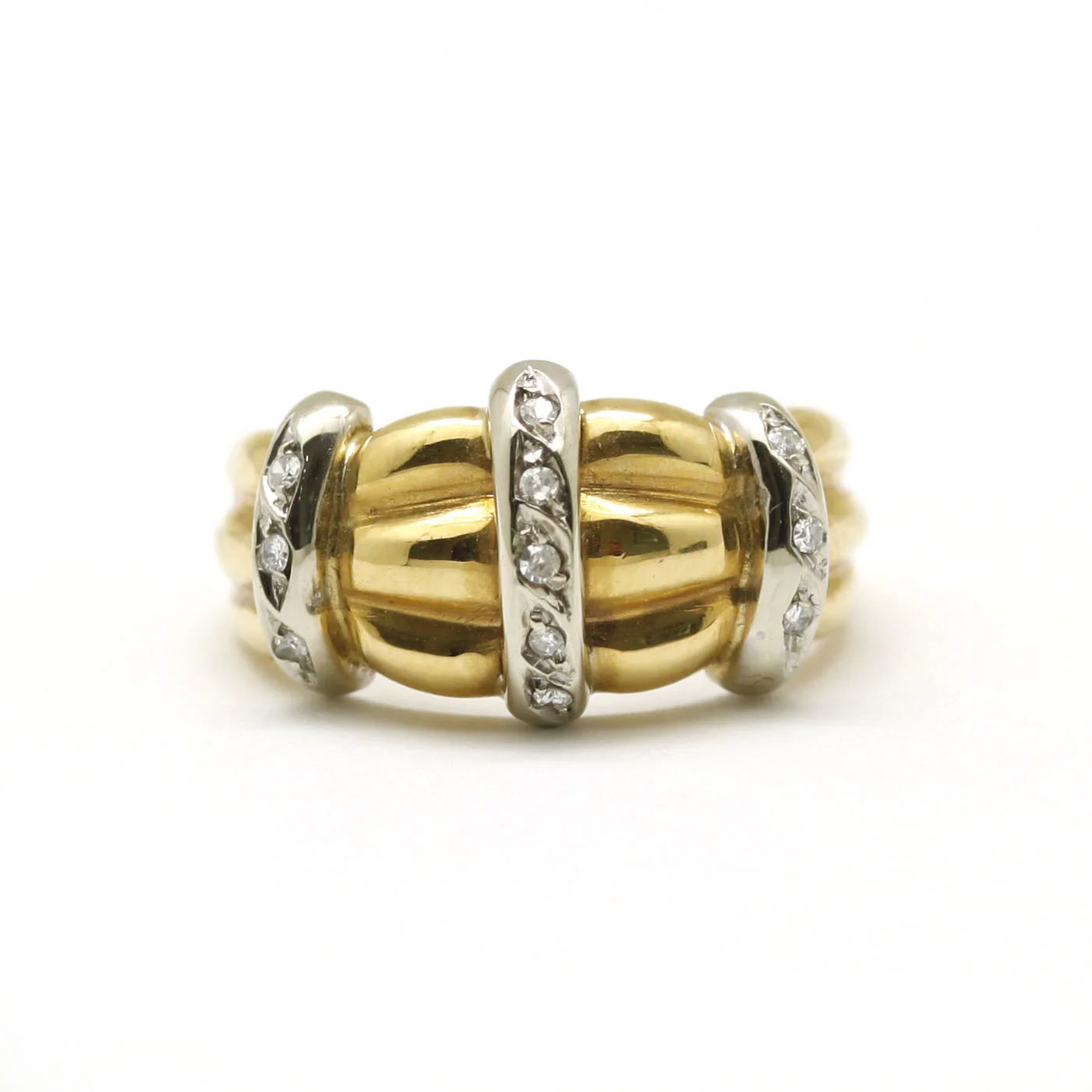 Bague - Or et diamants