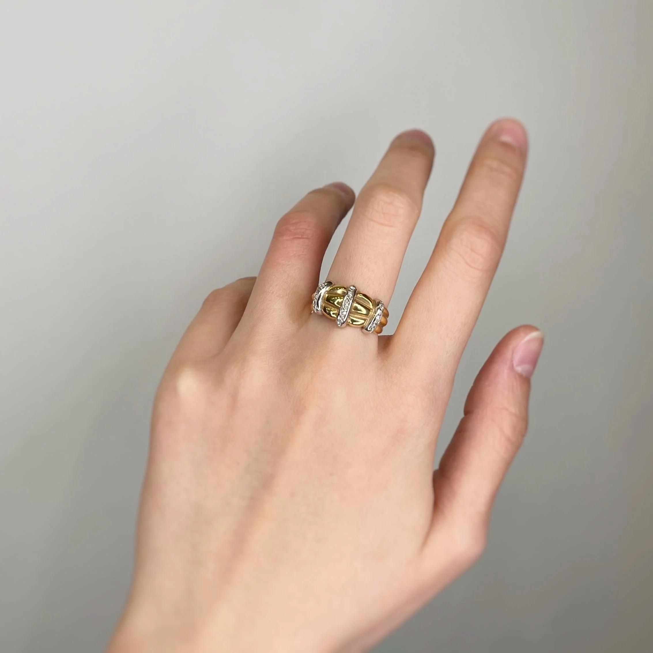 Bague - Or et diamants - Image 4