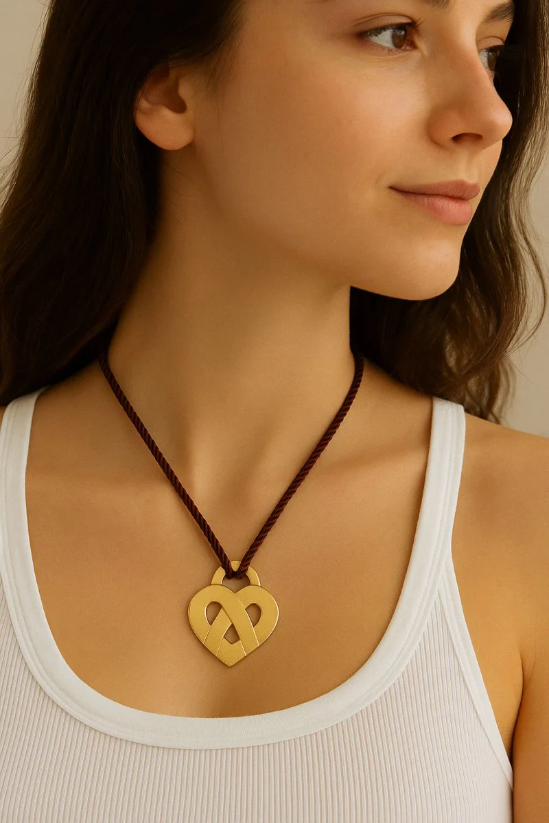 Pendentif Coeur entrelacé - Image 4