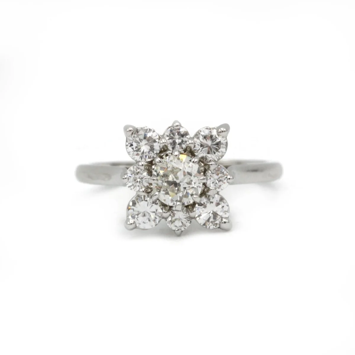 Bague - Or blanc & Diamants