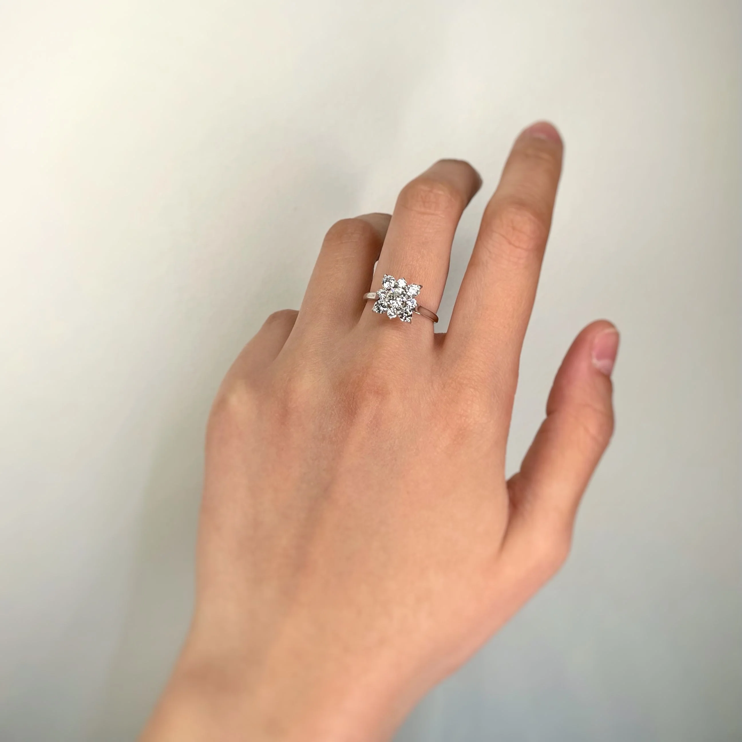 Bague - Or blanc & Diamants - Image 4