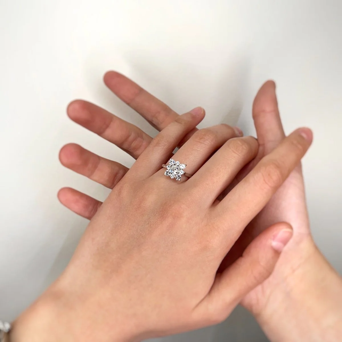 Bague - Or blanc & Diamants - Image 5