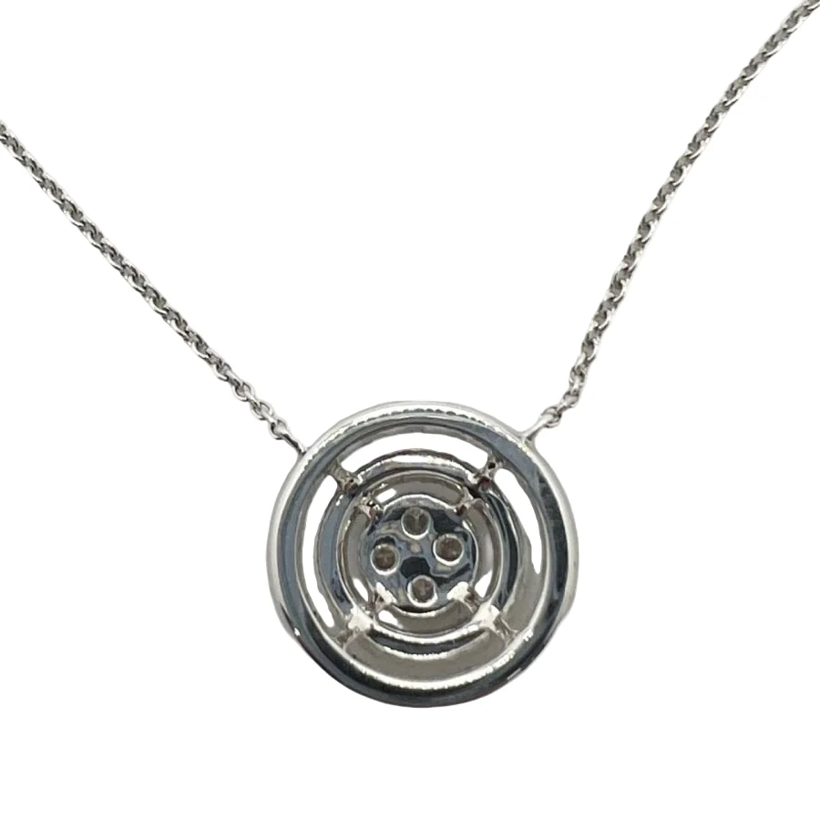 Collier Pendentif en or blanc et diamants - Image 2