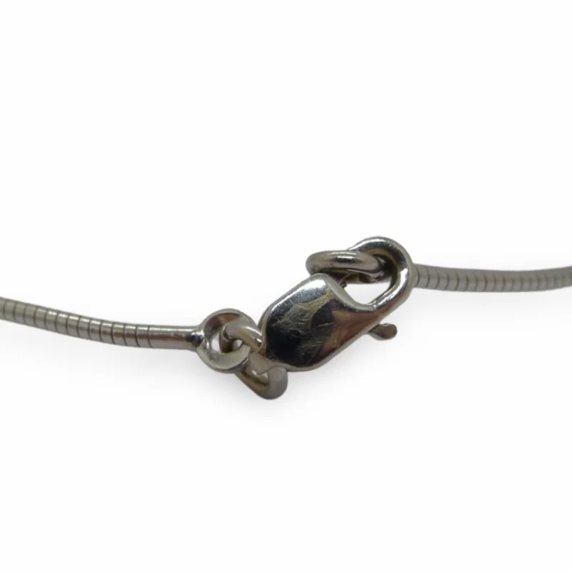 Collier Pendentif en or blanc et diamants - Image 3