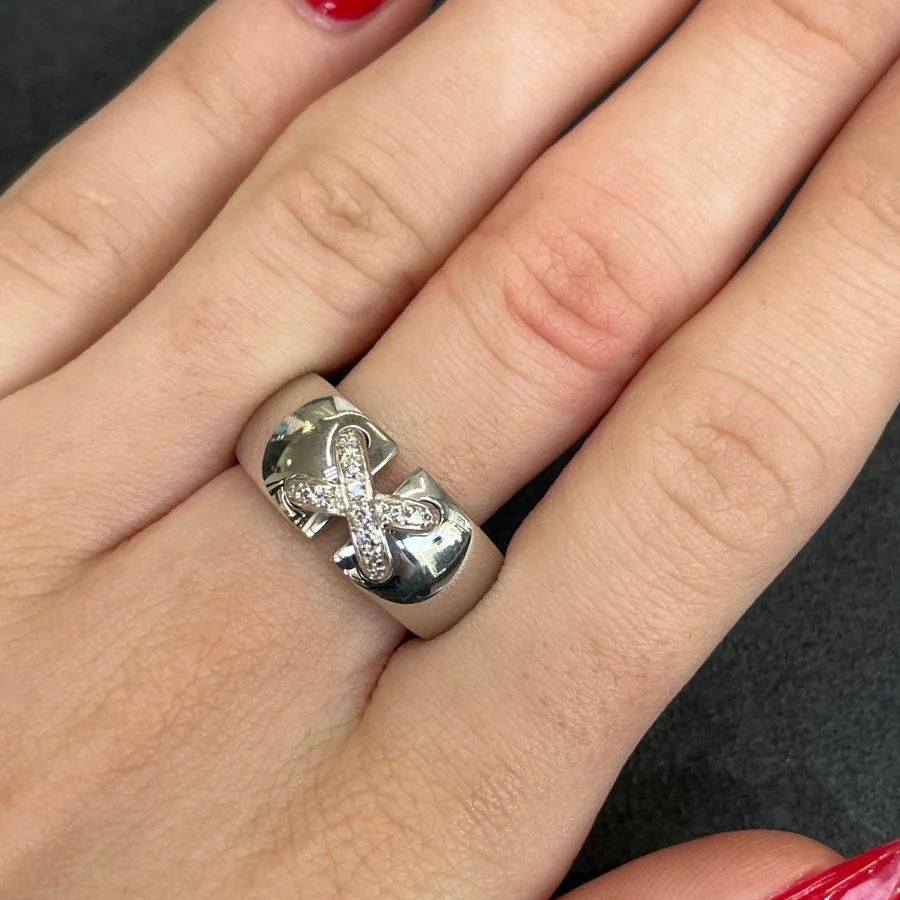 Bague CHAUMET "Liens" en or blanc - Image 2