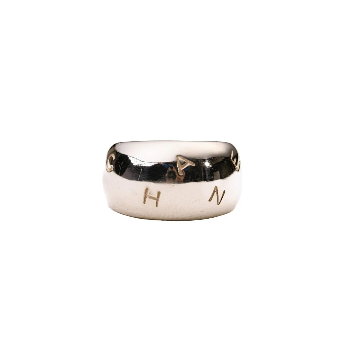 Bague Jonc CHANEL en argent