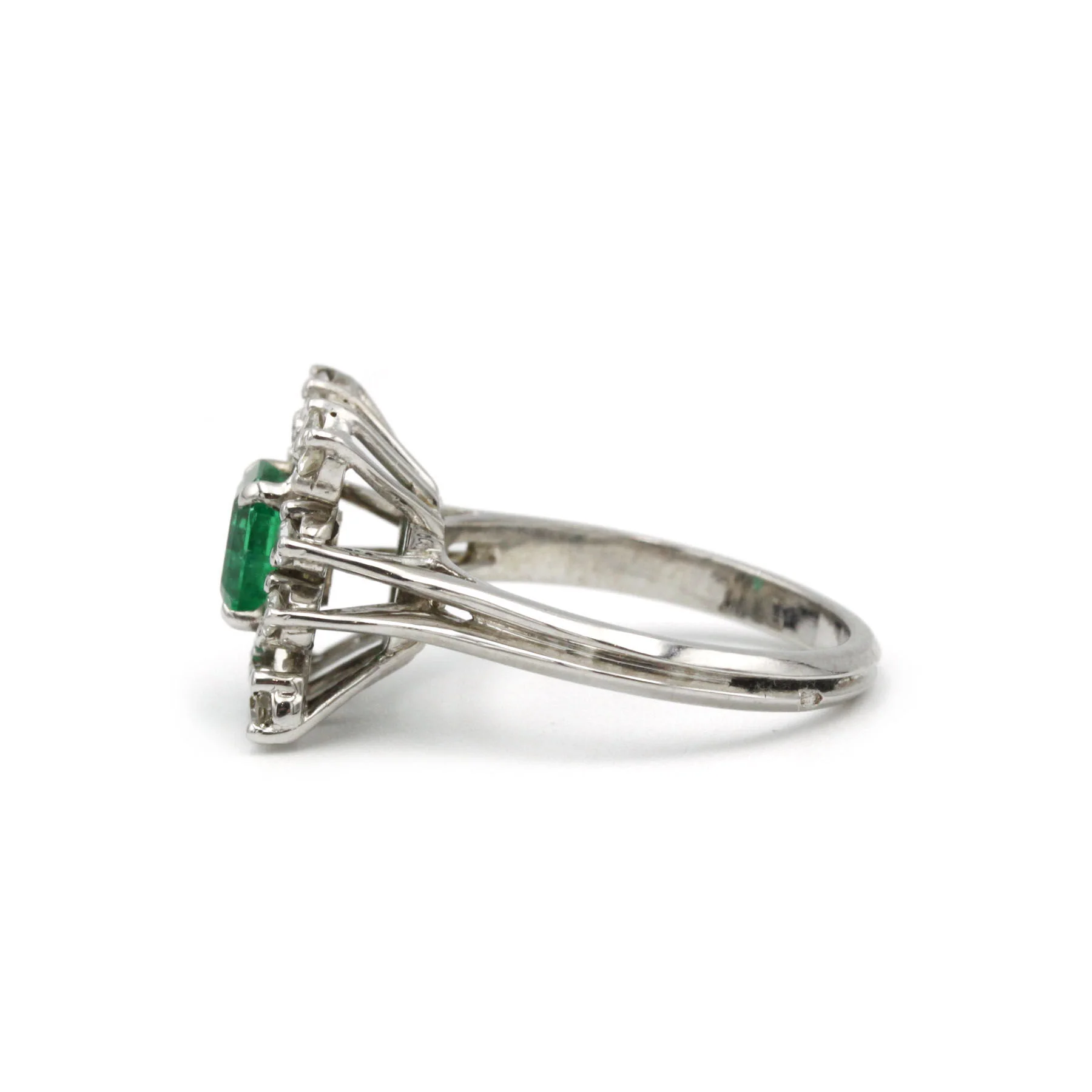 Bague - Or, émeraude & diamants - Image 2