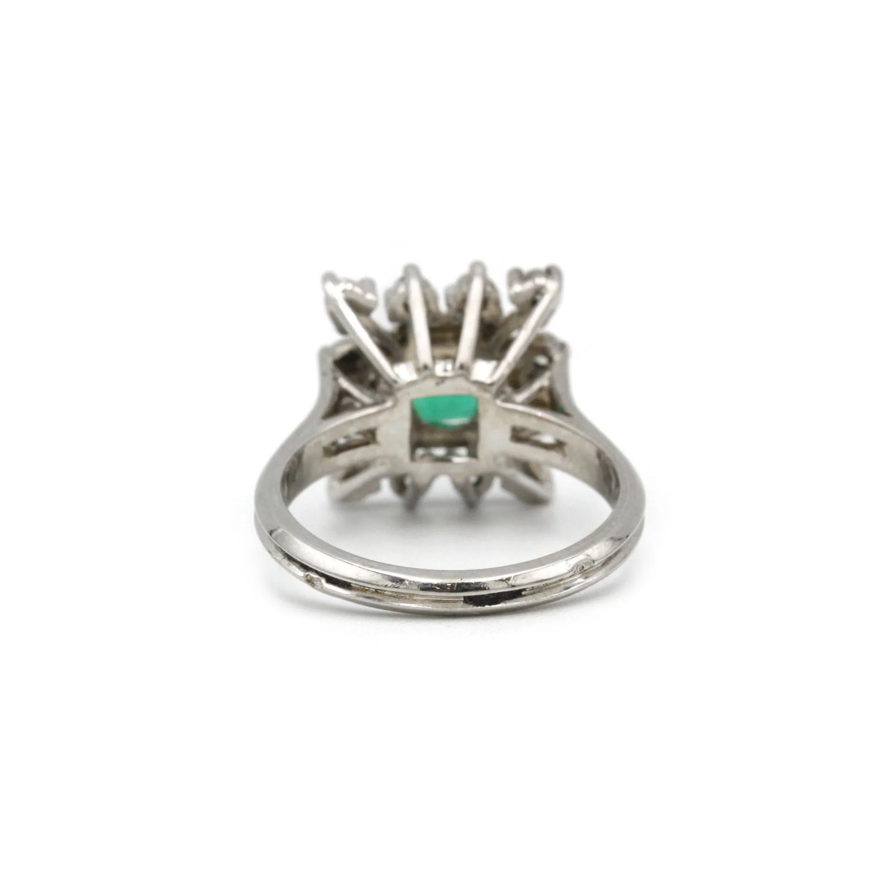 Bague - Or, émeraude & diamants - Image 3