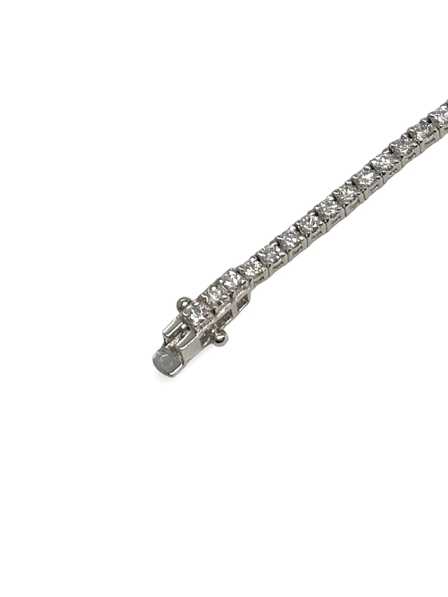 Bracelet rivière or blanc et diamants 1,80 ct - Image 5