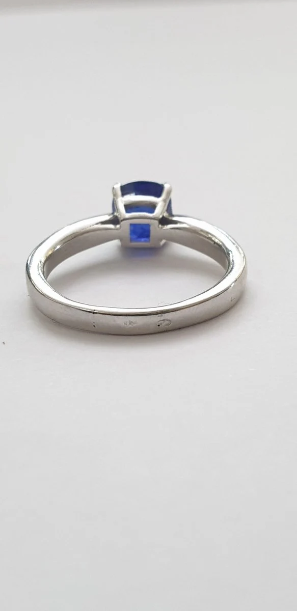 Bague saphir diamants - Image 4