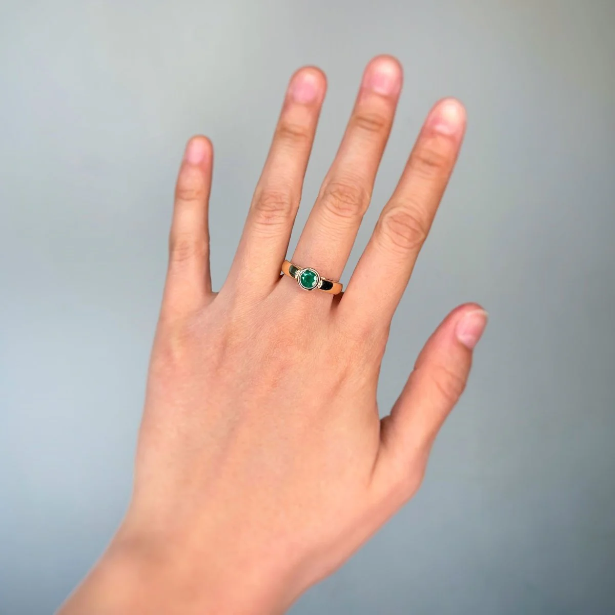 Bague - Or & Emeraude - Image 4
