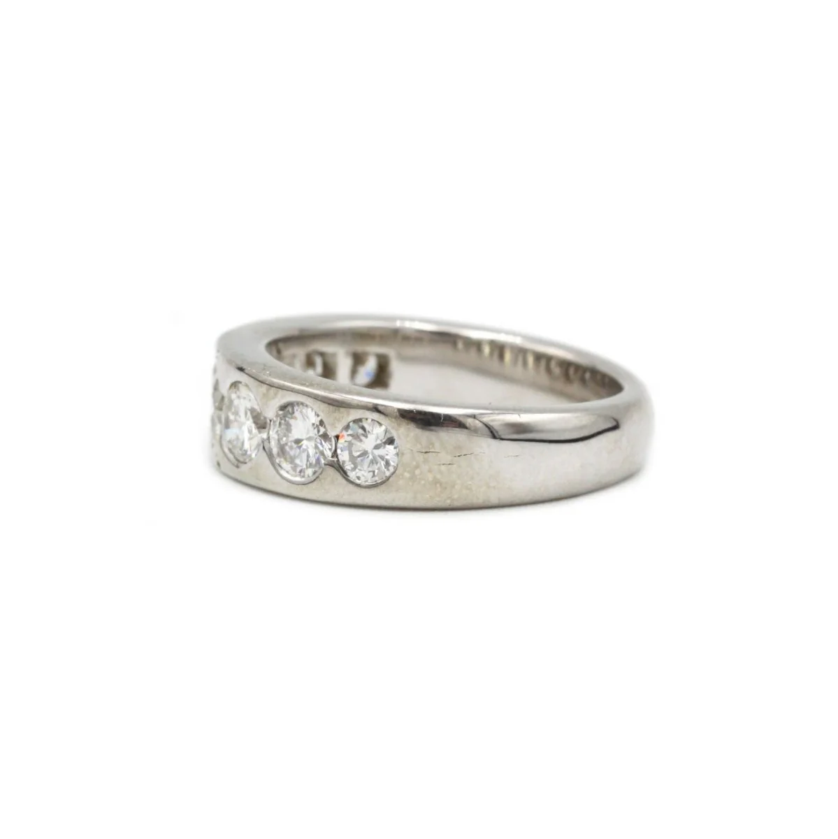 Bague en or blanc et diamants - Image 3