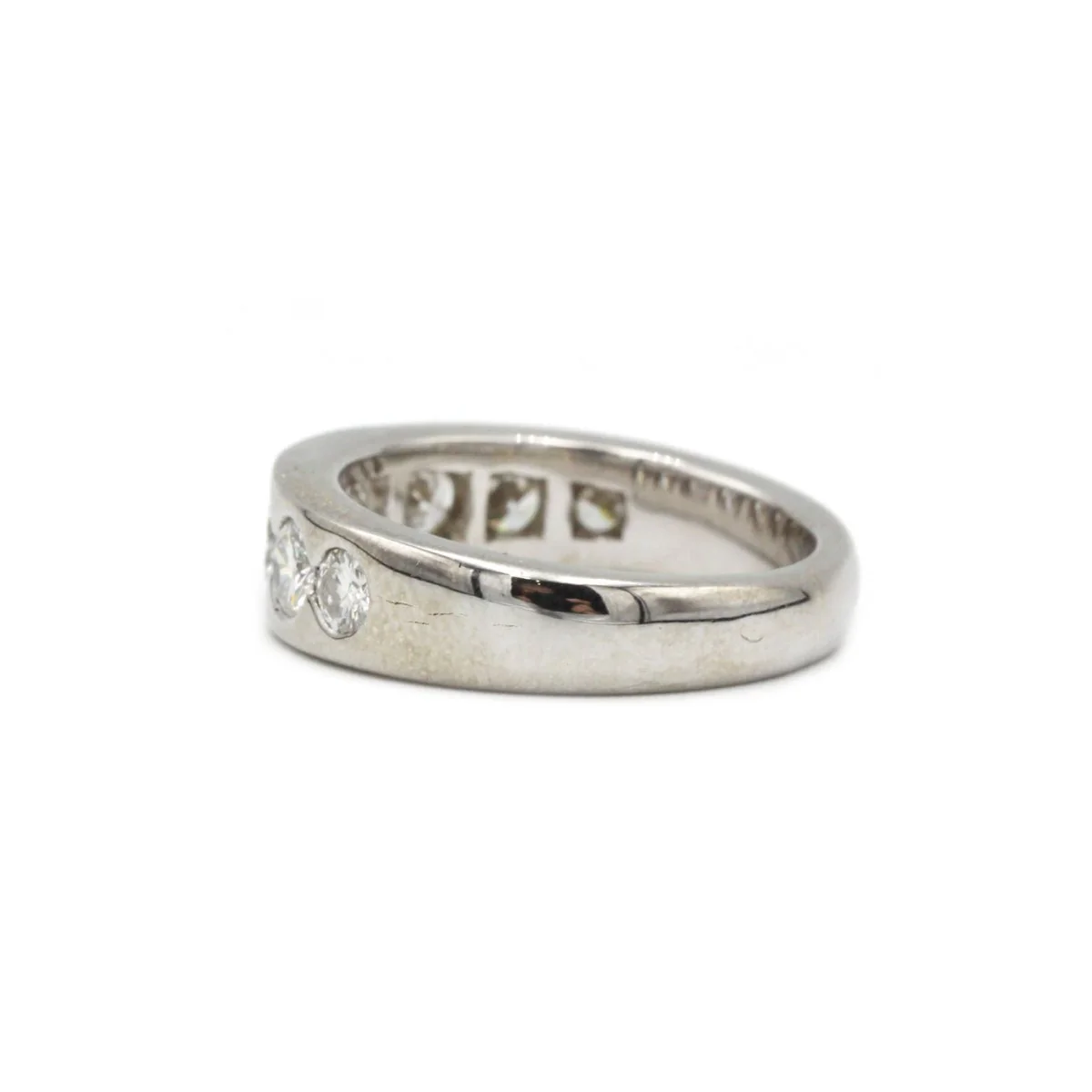 Bague en or blanc et diamants - Image 4
