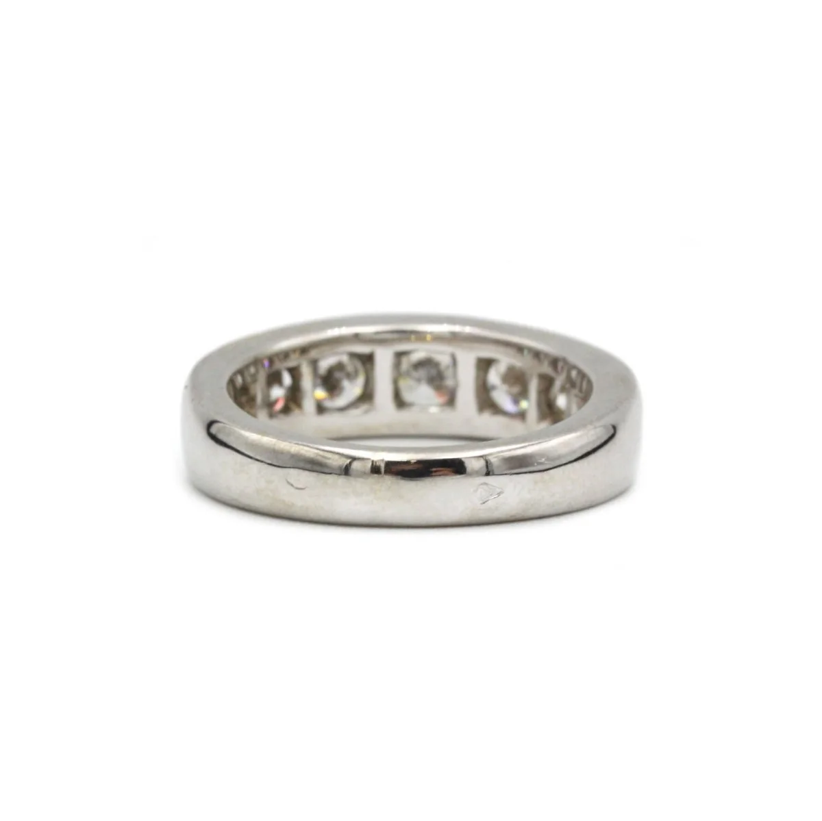 Bague en or blanc et diamants - Image 5