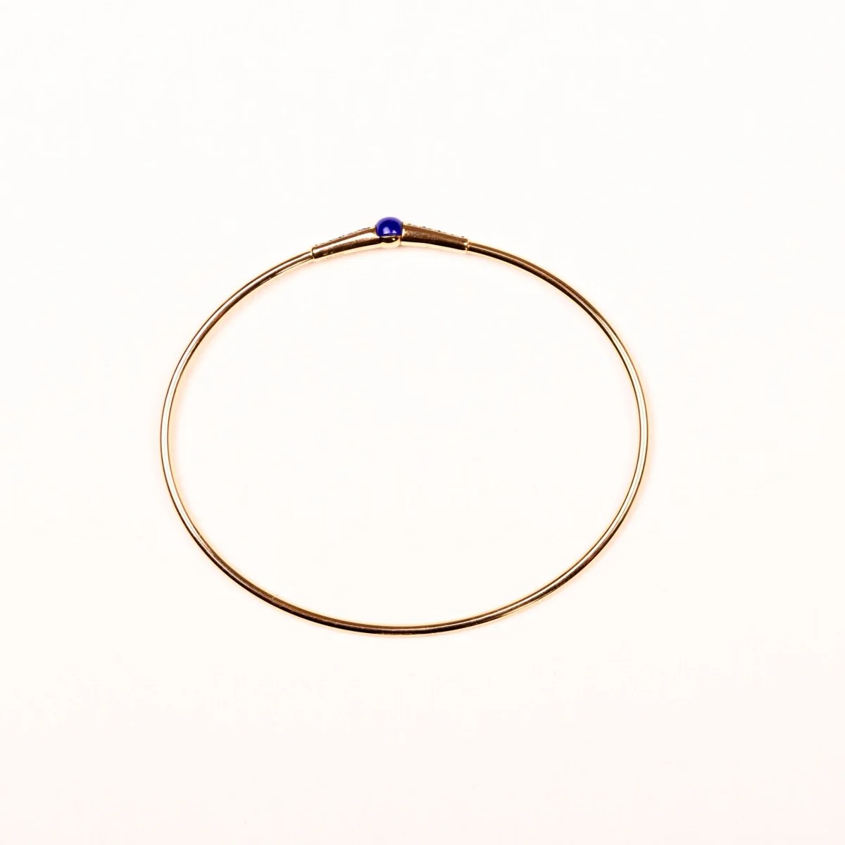 Bracelet jonc Pomellato "M’ama non M’ama" lapis-lazuli et saphirs - Image 4