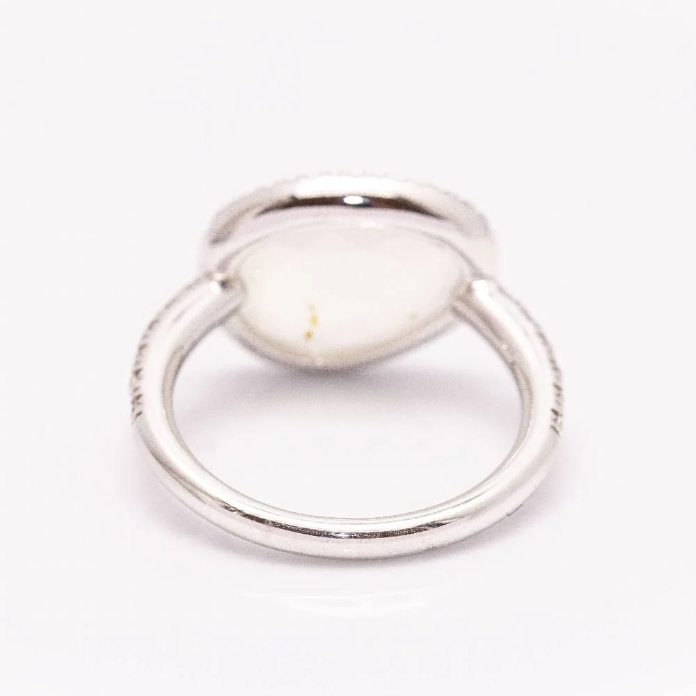 Bague MIMI LUNA en or blanc et diamants - Image 4