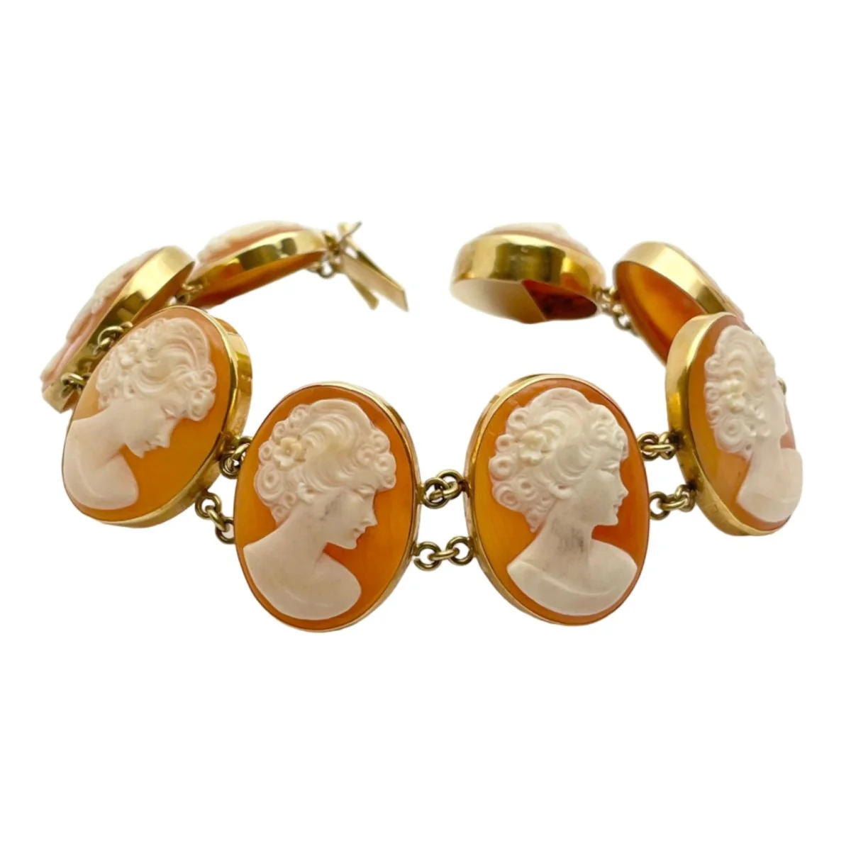 Bracelet camée en or jaune - Image 2