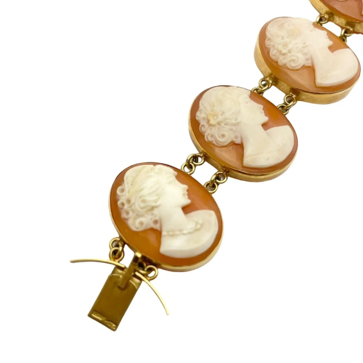 Bracelet camée en or jaune - Image 6
