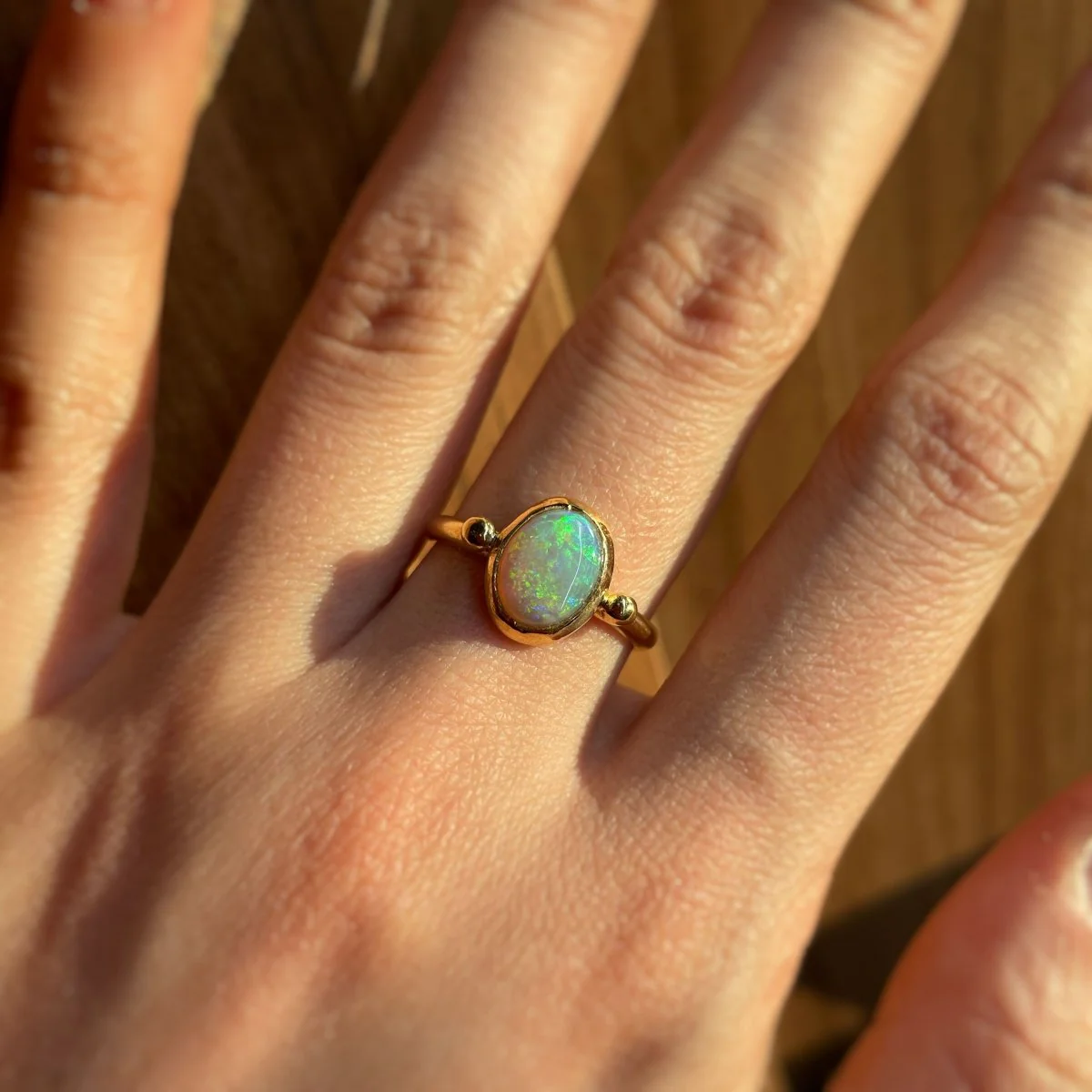 Bague - Or et Opale - Image 4