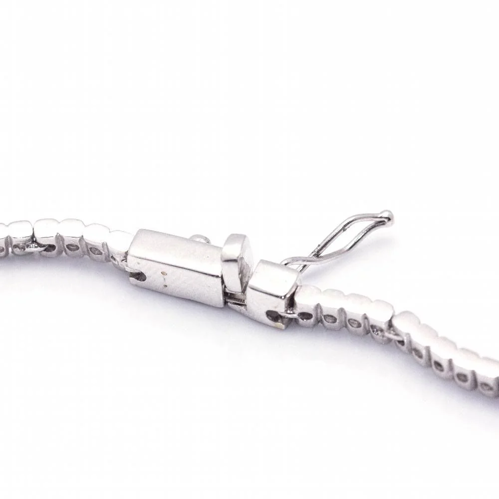 Collier VAGUES en or blanc et diamants - Image 2