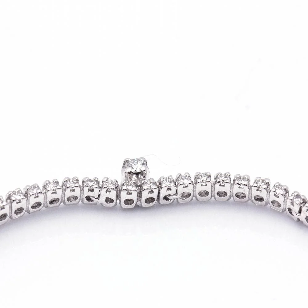 Collier VAGUES en or blanc et diamants - Image 5