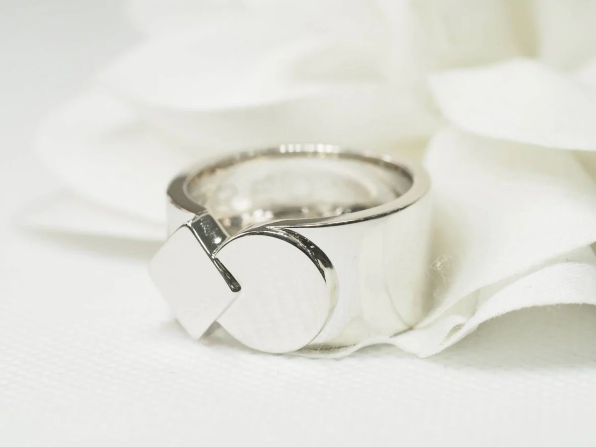 Anneau Fred en or blanc - Image 4