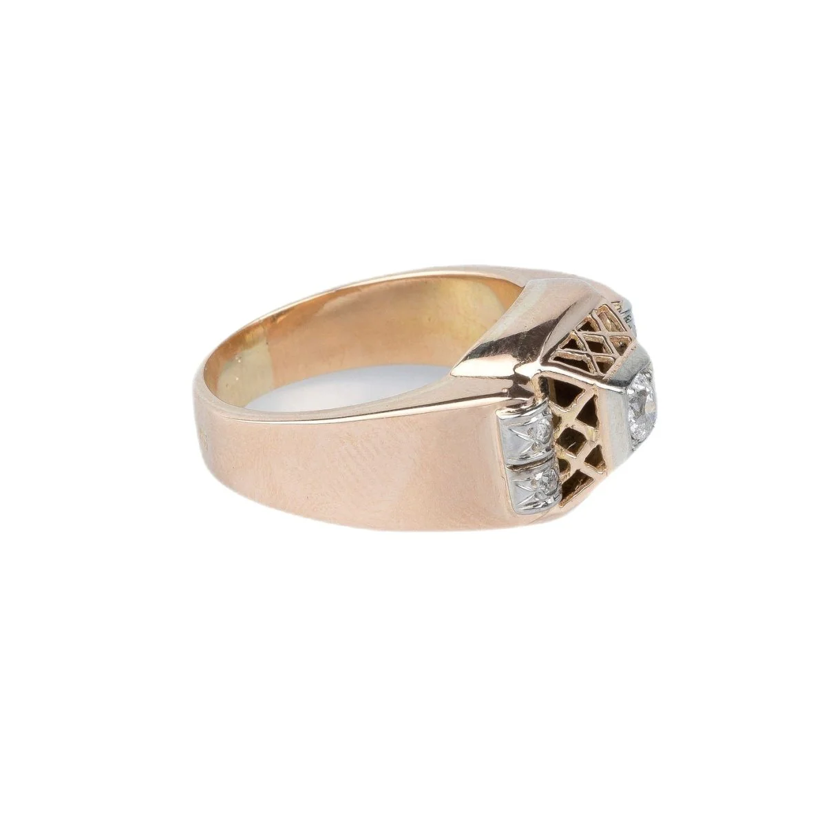 Bague en or rose 18 cts - Image 5