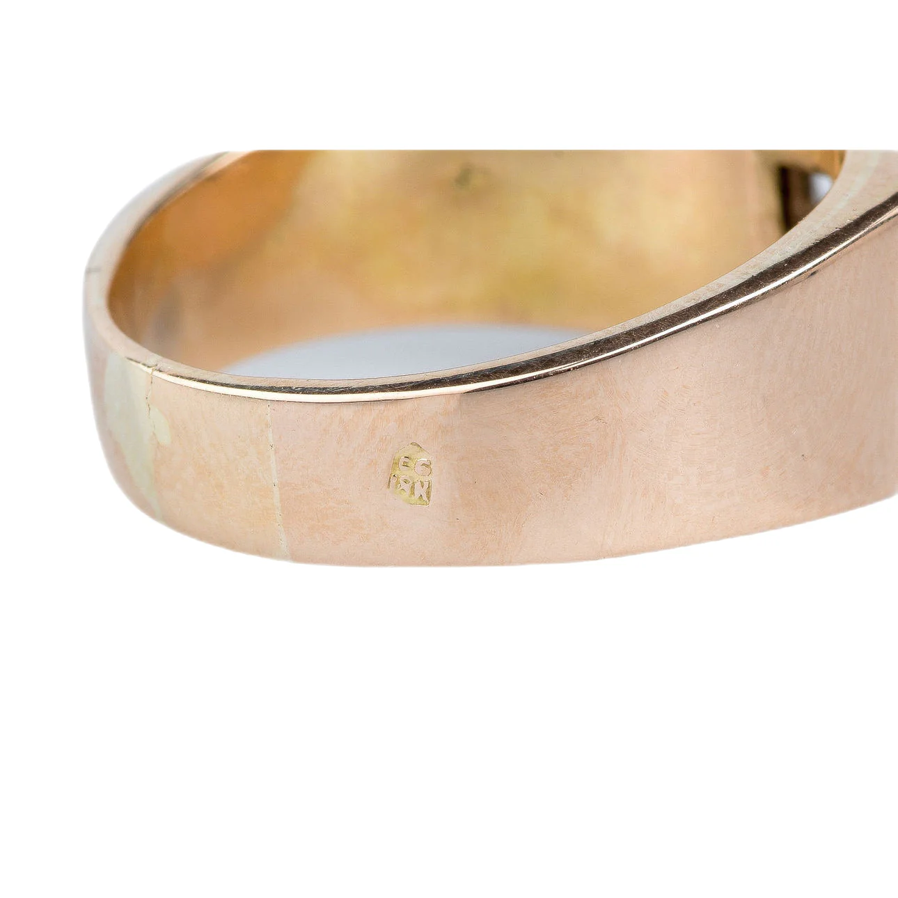 Bague en or rose 18 cts - Image 7