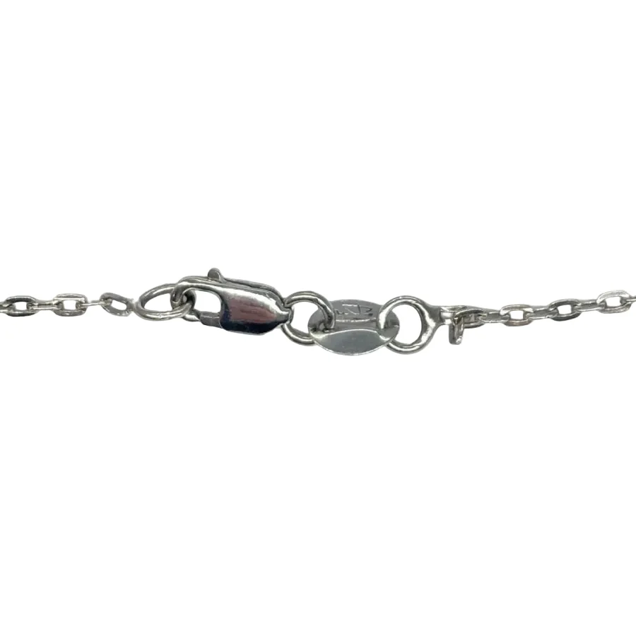 Collier en or blanc, rubis et diamants - Image 3