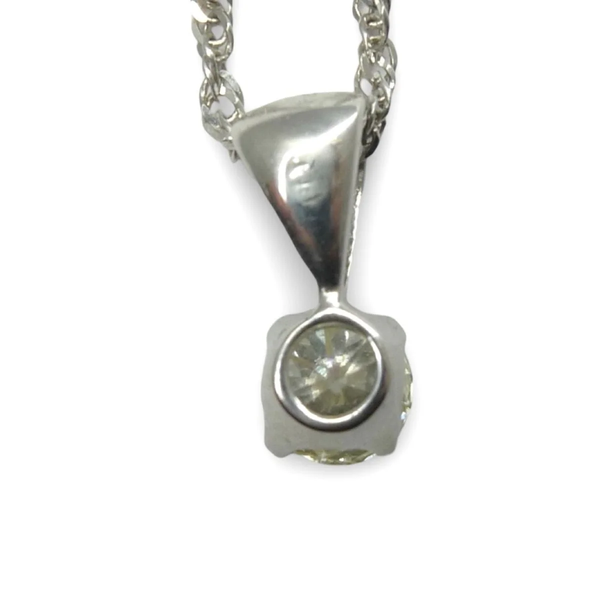 Collier en or blanc et diamant 0,48 ct - Image 2