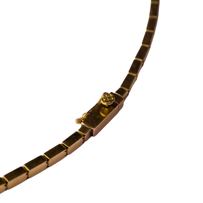 Collier Retro années 50 en or jaune - Image 2