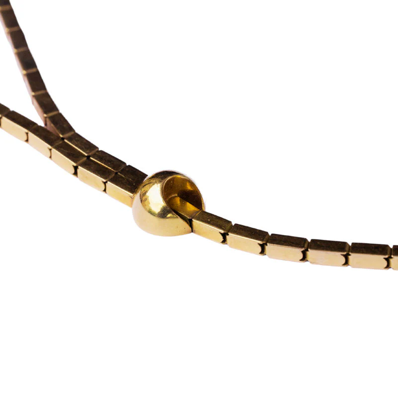 Collier Retro années 50 en or jaune - Image 3