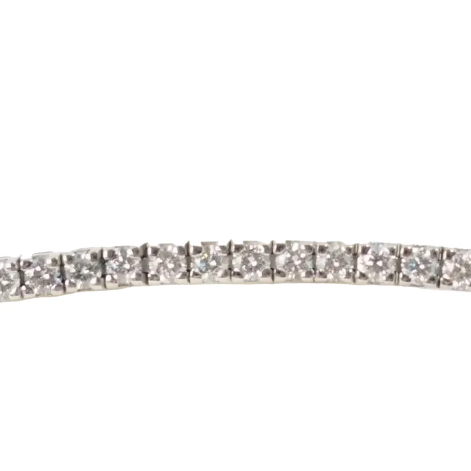 Bracelet Ligne en or blanc et diamants - Image 3