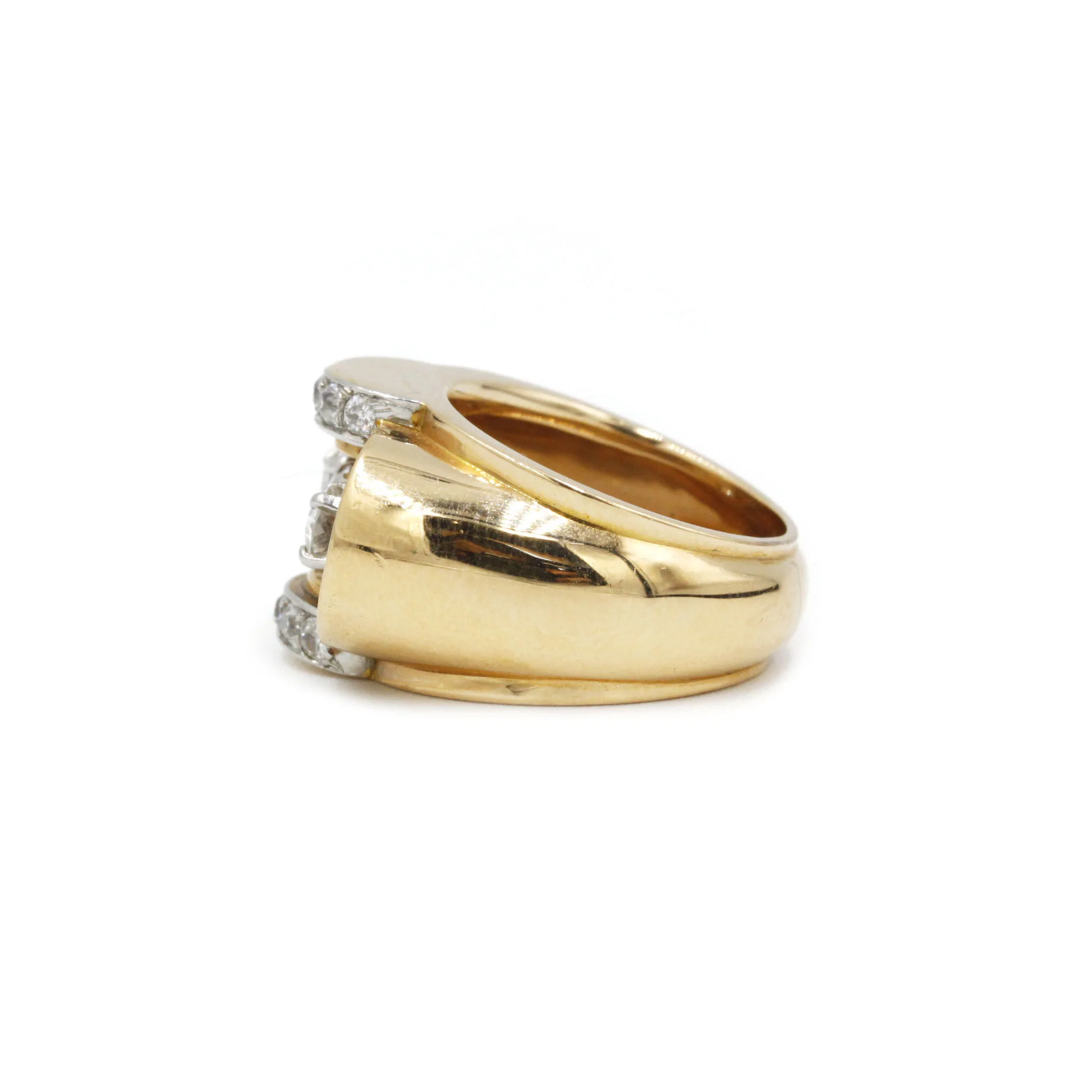 Bague Tank - Or & Diamants - Image 2