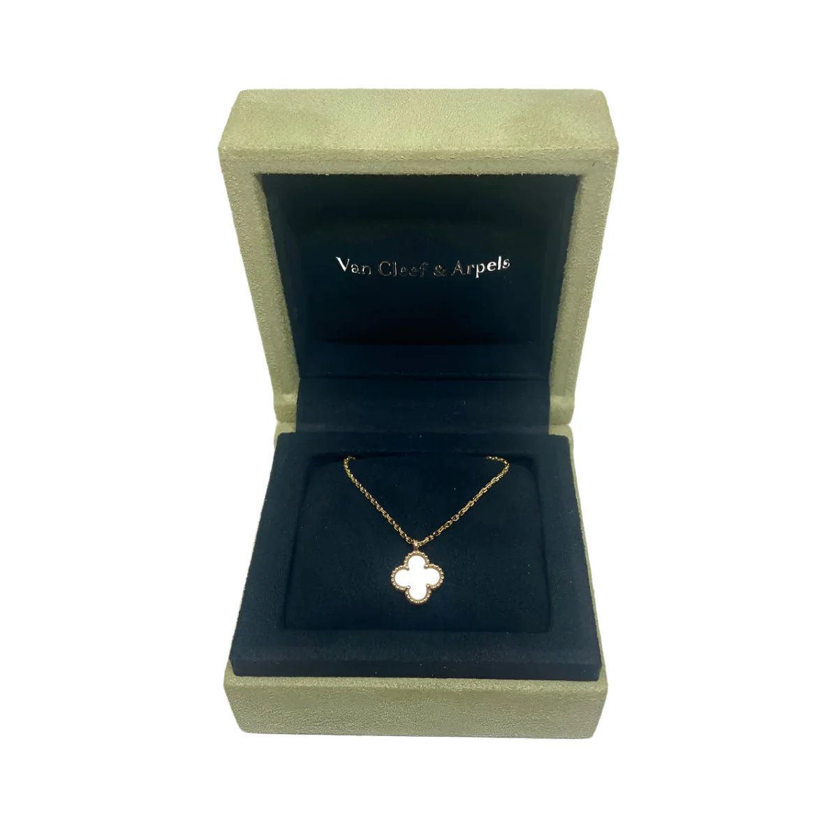 Collier VAN CLEEF & ARPELS "Sweet Alhambra" en or jaune et nacre