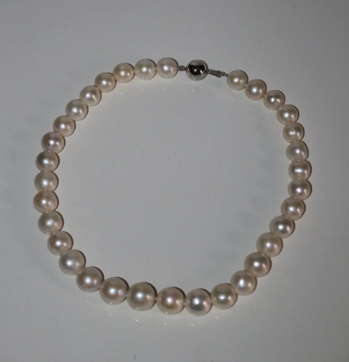 Collier De Grosses Perles De Culture Crème - Image 2