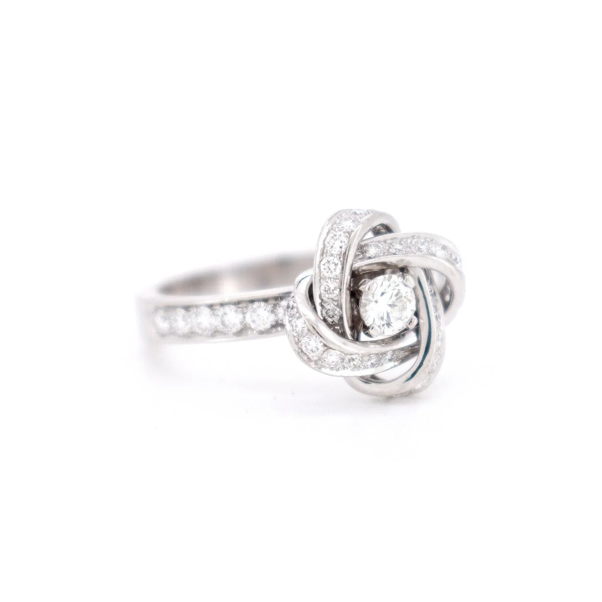 Boucheron - Collection Pivoine - Bague Or Blanc 18 carats et Diamants - Image 2