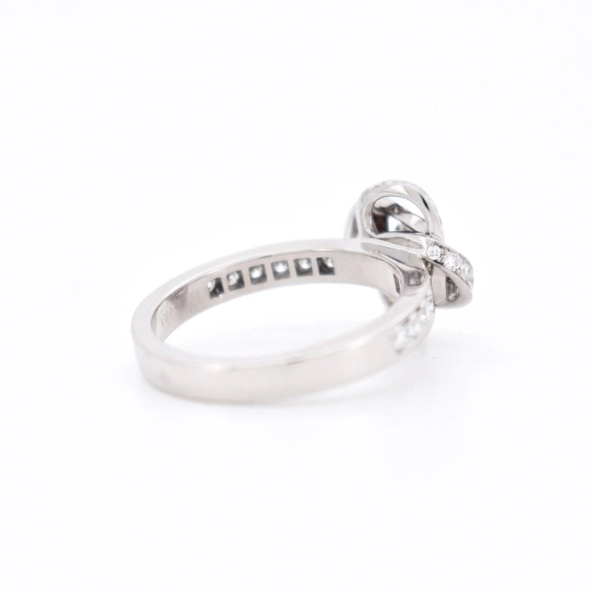 Boucheron - Collection Pivoine - Bague Or Blanc 18 carats et Diamants - Image 4