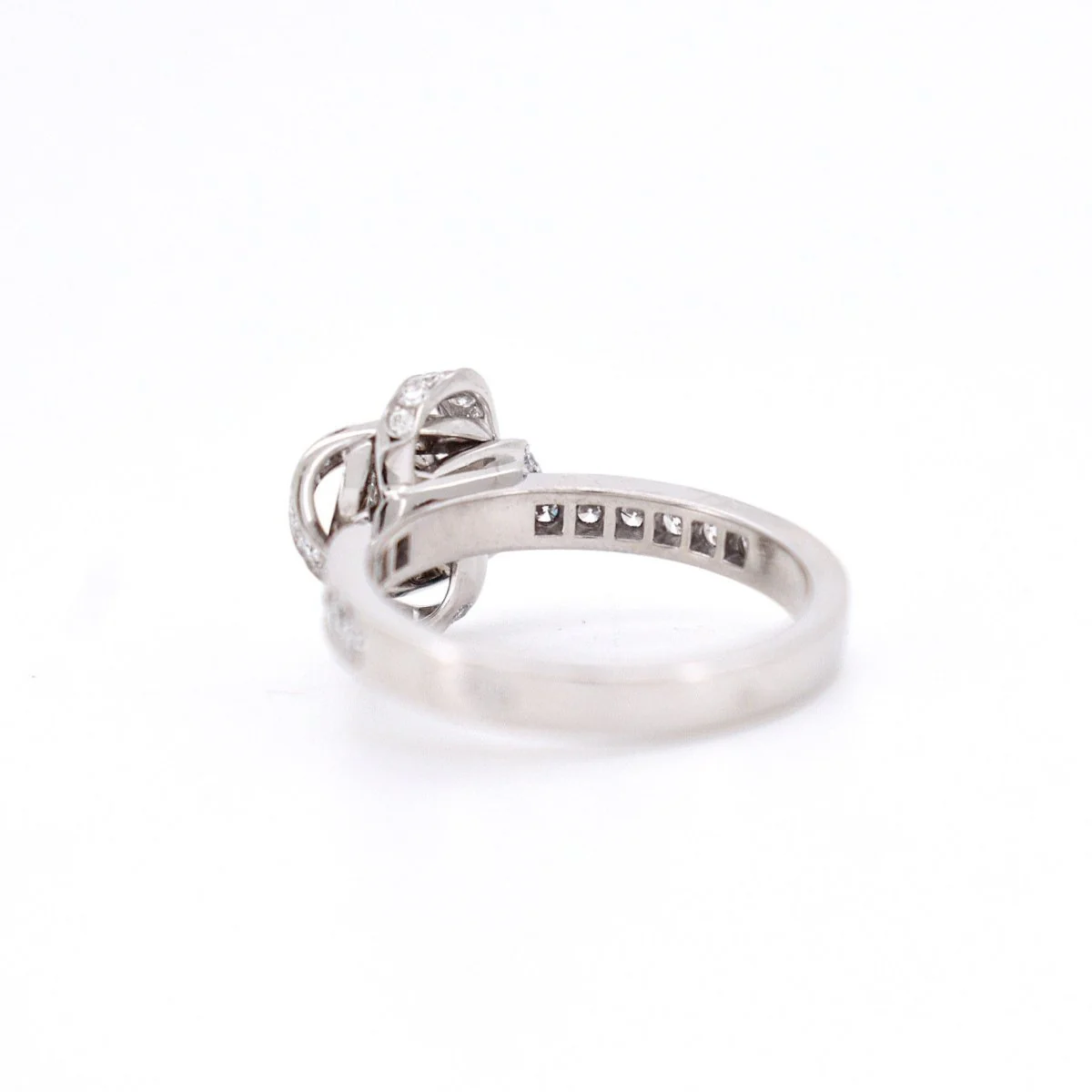 Boucheron - Collection Pivoine - Bague Or Blanc 18 carats et Diamants - Image 6
