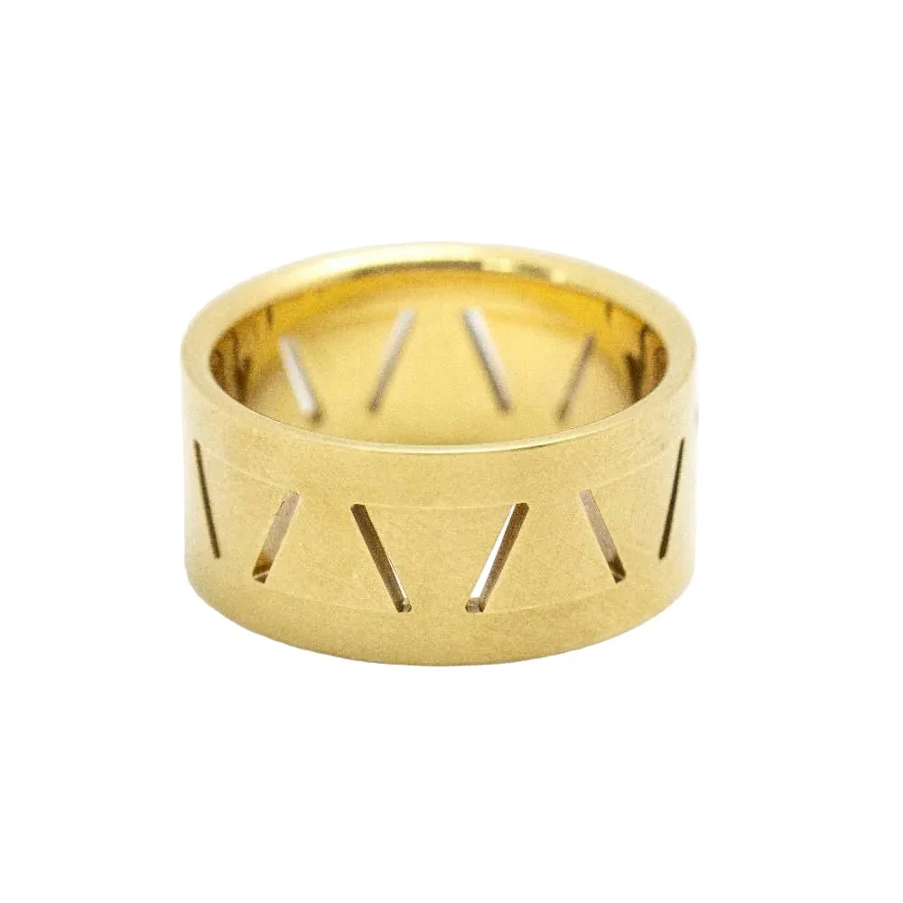 Bague Bandeau NIESSING "Meandro" en or jaune - Image 5