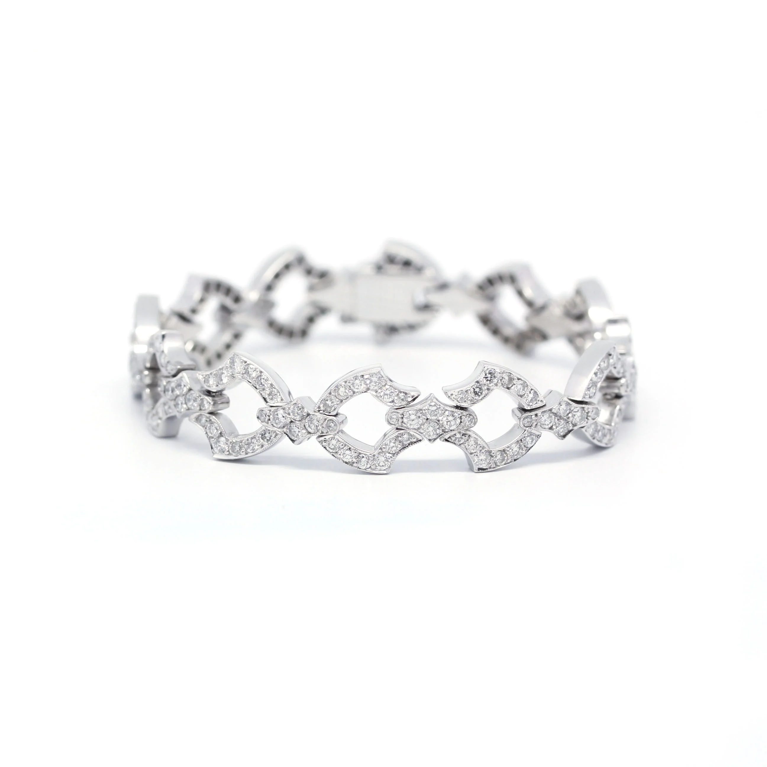 Bracelet style Art Déco - Or et diamants