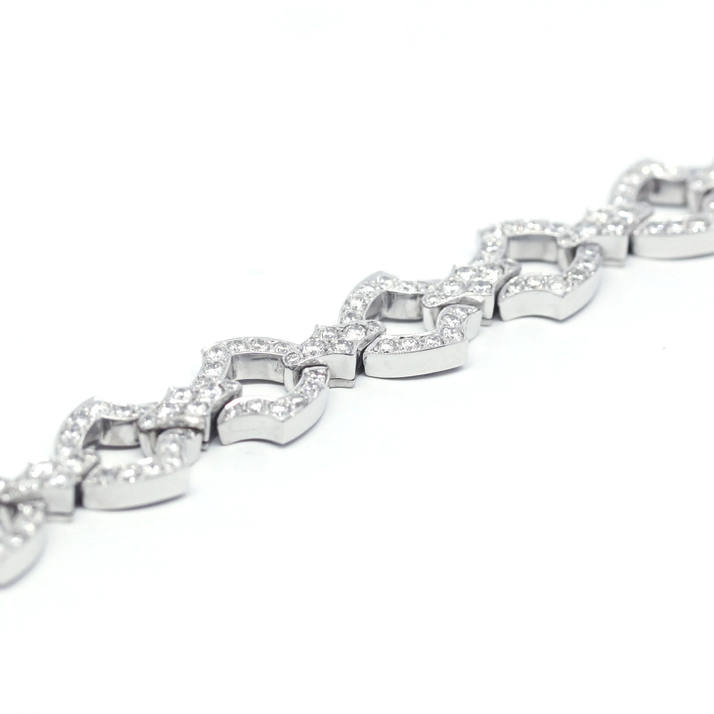 Bracelet style Art Déco - Or et diamants - Image 4
