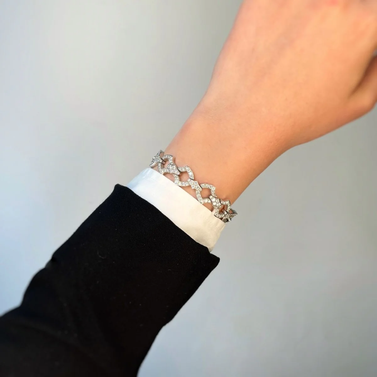 Bracelet style Art Déco - Or et diamants - Image 5