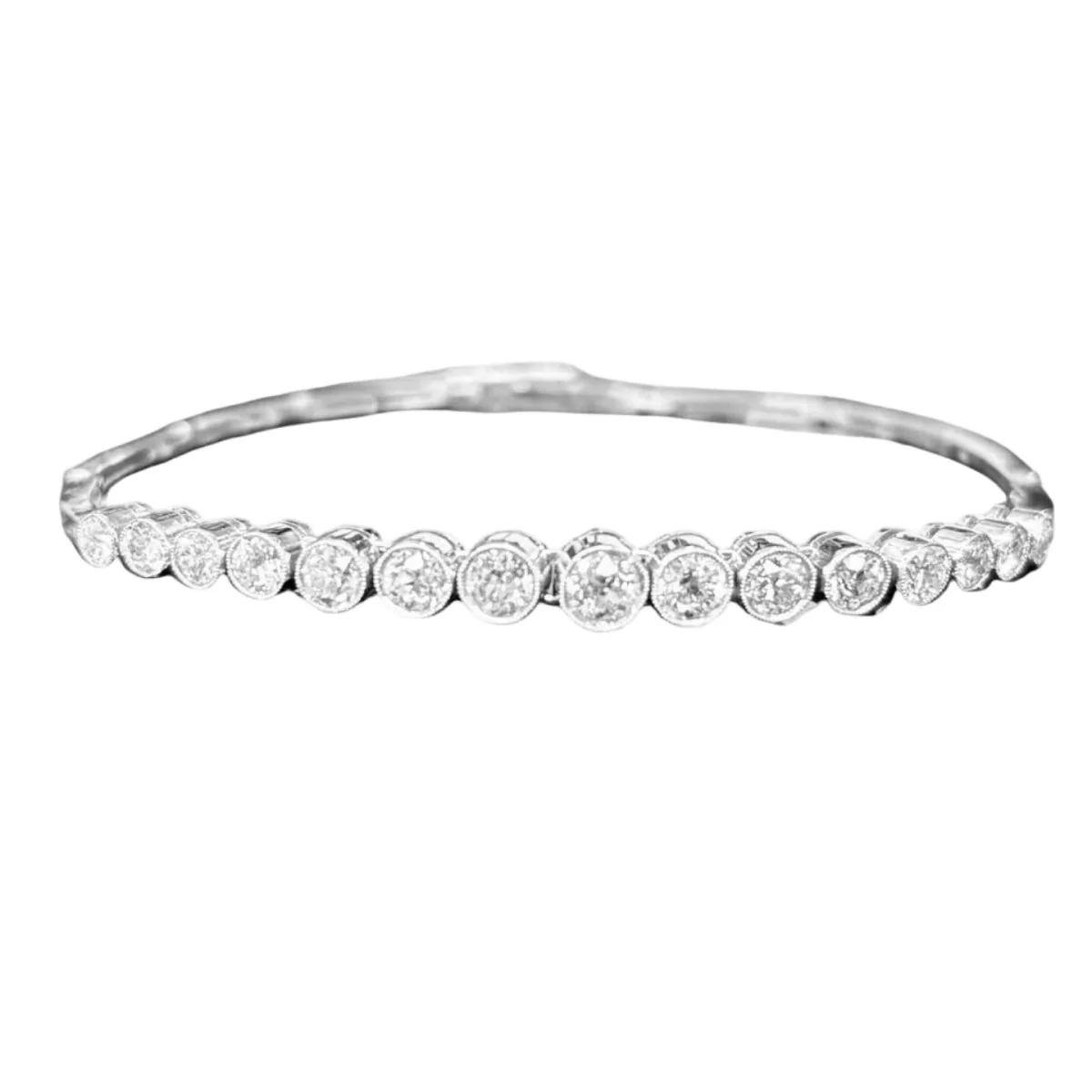 Bracelet platine et diamants 1,5 ct