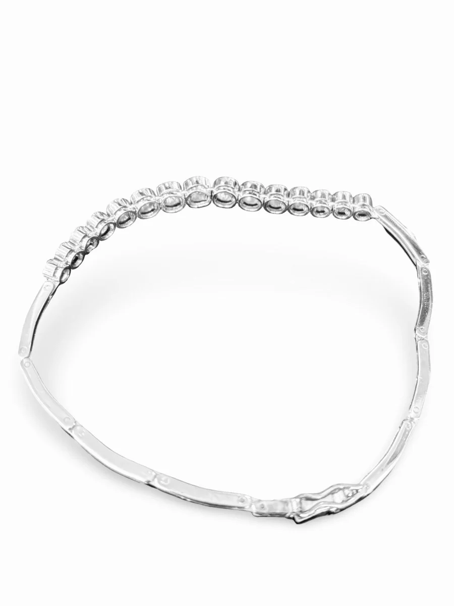Bracelet platine et diamants 1,5 ct - Image 2