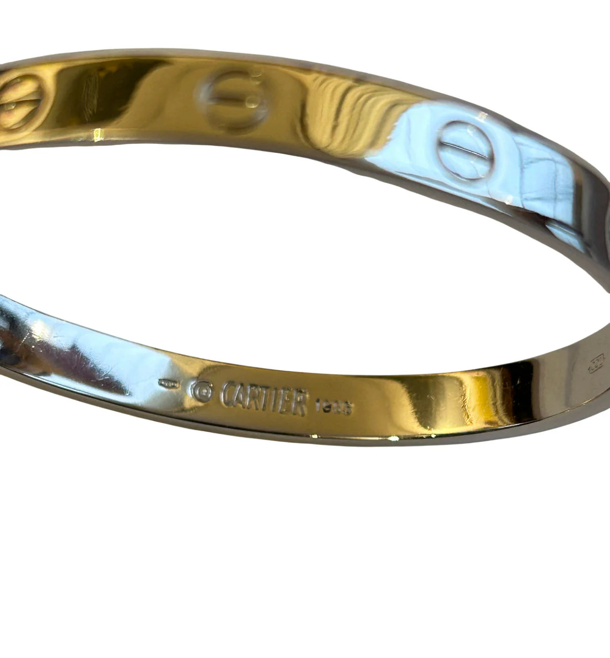 Bracelet Cartier "Love" en or blanc, taille 17 - Image 6