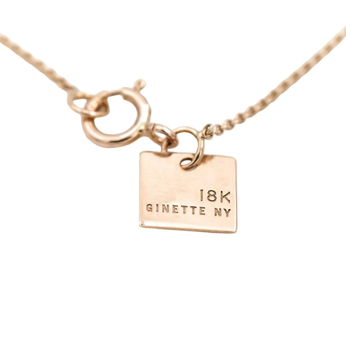 Collier Sautoir GINETTE NY en or rose - Image 3